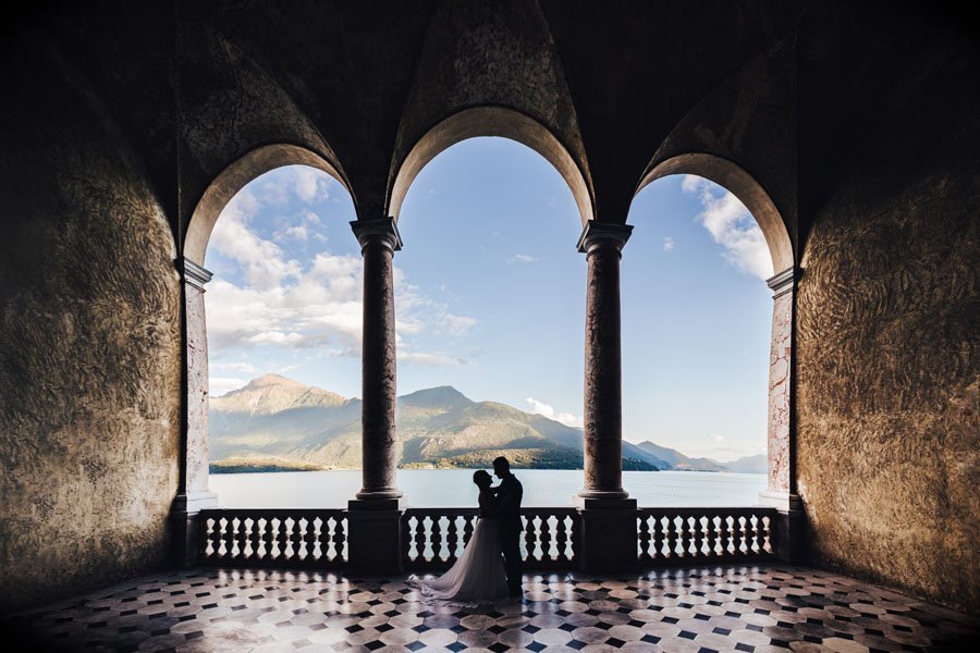 foto matrimonio lago di como