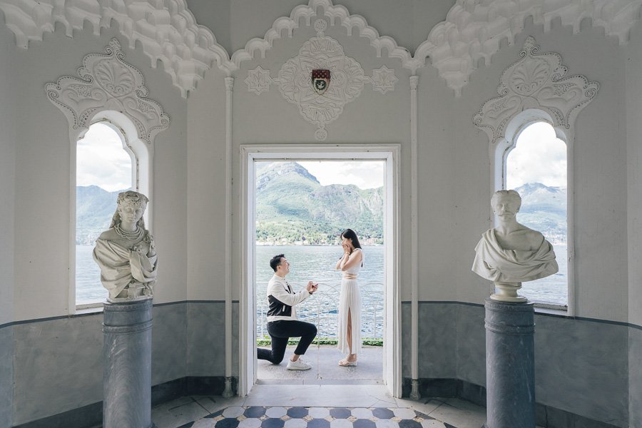 A Scenic Marriage Proposal At Villa Melzi bellagio Lake Como
